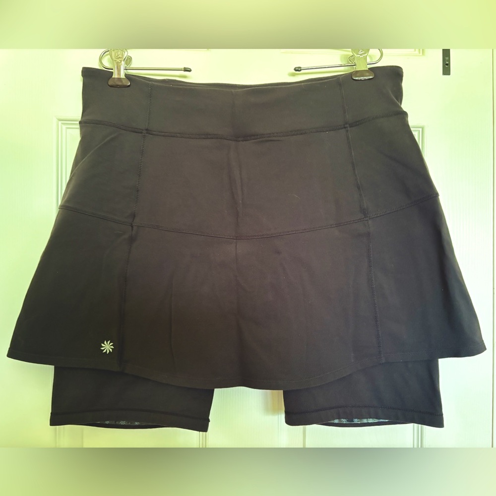 Athleta Black Performance Bike Skort